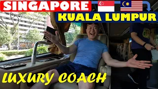 🇸🇬Singapore to Kuala Lumpur🇲🇾 | Luxurious Coach Review... Transtar First Class Solitaire Suite