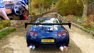 Nissan R35 GTR Widebody - Forza Horizon 4 | Logitech g29 gameplay