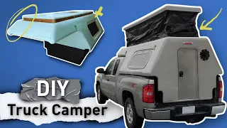 Homemade Foam and Fiberglass Pop-up Camper with Woodstove - Full Build