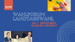 Wahlforum Landtagswahl 1.09.2019 ❤️Kandidaten WK Vogtland 3, Auerbach, Treuen, Falkenstein, Ellefeld