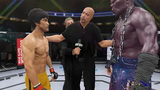 Bruce Lee vs. Titan Atlas - EA Sports UFC 4 - Epic Fight 🔥🐲