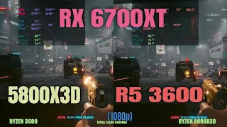 Which Ryzen Is Superior for 6700 xt ? 3600 Vs 5800x3d