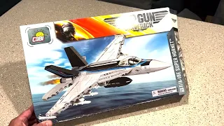 Top Gun: Maverick F/A-18E Super Hornet Building-Block Model Time-lapse