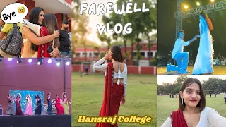 My Farewell Vlog ❤️ | Hansraj College