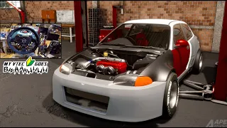 Building FIRST Honda B16 DRAG Civic In NEW FreeRoam JDM Apex Point UPDATE!!