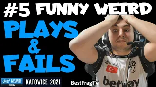 FUNNY WEIRD PLAYS and FAILS of IEM KATOWICE 2021