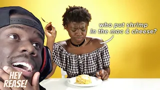 PEOPLE TRYING EACHOTHERS "MAC N CHEESE"!!!