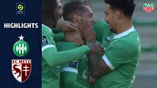 AS SAINT-ÉTIENNE - FC METZ (1 - 0) - Highlights - (ASSE - FCM) / 2020-2021