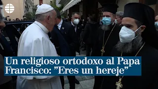 Un religioso ortodoxo, al Papa Francisco: "Eres un hereje"