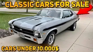 25 Incredible Classic Cars Under $10,000 Available on Facebook Marketplace! Nice Condition Cars!