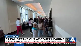 Brawl breaks out at court hearing