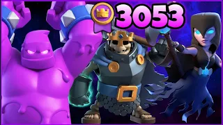 3053🥇 with Elixir Golem Double Evolution Deck.!