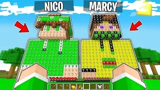 MARCY GIGANTE DI LUCKYBLOCK contro NICO GIGANTE DI LUCKYBLOCK - Minecraft ITA