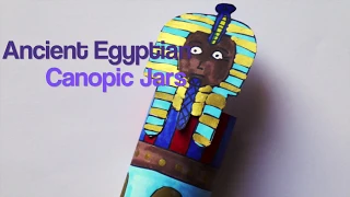 Ancient Egyptian canopic jars: Easy educational craft