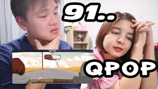 Q-POP reaction/NINETY ONE - Oinamaqo Official MV