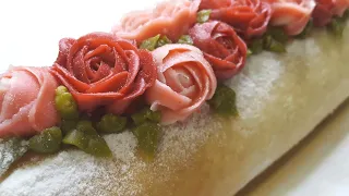 НОВЫЙ КРЕМ ДЛЯ ЦВЕТОВ из 3х ИНГРЕДИЕНТОВ🌹РЕЦЕПТ ЛИМОННОГО РУЛЕТА🌹 LEMON CAKE ROLL