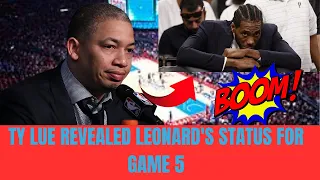 BREAKING NEWS KAWHI LEONARD’S STATUS FOR GAME 5 .CLIPPER NATION NEWS TODAY