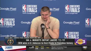 Nikola Jokic Talks Game 4 & Series Win, FULL Postgame Interview 🎤