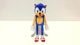 How to Make Paper Sonic the Hedgehog