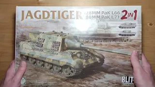 (Обзор на модель) Jagdtiger 128 mm Pak L66 & 88mm Pak L71 2 in 1 от TAKOM арт. 8008