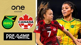 JAMAICA vs. CANWNT in 2024 Olympic Qualifying 🇨🇦 | OneSoccer Matchday Live PRE-SHOW