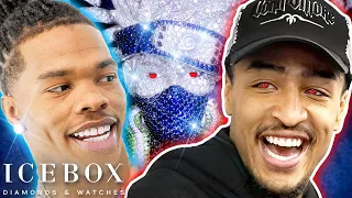 John Collins Runs Into Lil Baby While Picking Up Kakashi Pendant at Icebox!