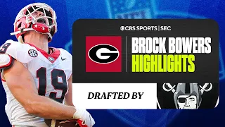 Brock Bowers Georgia Highlights | No. 13 Overall to Raiders | CBS Sports