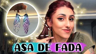 Como fazer BRINCO ASA DE FADA (Tutorial Fácil)