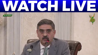 Caretaker PM Anwar ul Haq Kaker Talk To Foreign Media | 24 News HD