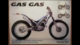 Gas Gas Trials motorcycle video service manual (2000 and older)