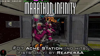 Marathon ∞ #07 Acme Station (fists only, no hits) by ReaperAA, 2024-06-05