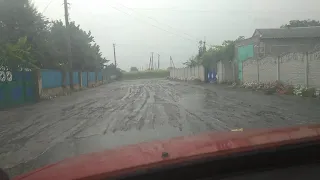 15:30 Великі Копані дождь. 04-07-2021.