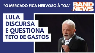 Lula: "Nunca vi um mercado tão sensível como o nosso"