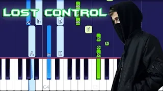 Alan Walker ‒ Lost Control Piano Tutorial EASY (Piano Cover) ft. Sorana