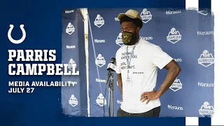 Parris Campbell Training Camp Availability | July 27