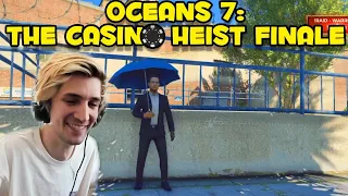 xQc Reacts to The Casino Heist Finale