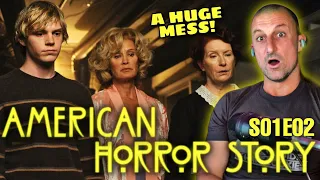 FIRST TIME WATCHING! American Horror Story Reaction [S01E02]