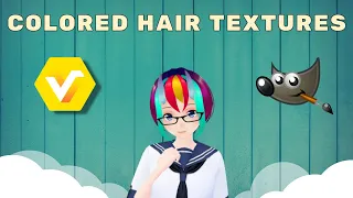 Vroid Studio - How to do different colored Hair textures