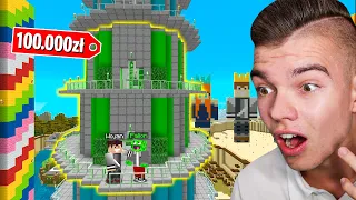 ZAMIESZKAŁEM W WIEŻOWCU OD WOJANA w Minecraft!