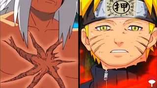 Jiraiya Menunjukkan Bekas Luka Serangan Kyuubi Naruto Kepada Kakashi Tsunade Dan Yamato