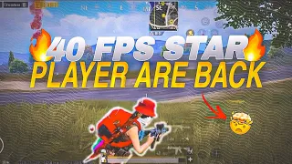 40 Fps Star Player Aer Back 🔥 Heavy Player • BGMI MONTAGE • Low And Device Boom Boom 💥