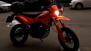 baltmotors motard 200, обычная поездка 09.10.2021г.