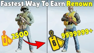 NEW *FASTEST* Way To Farm Renown in Rainbow Six Siege