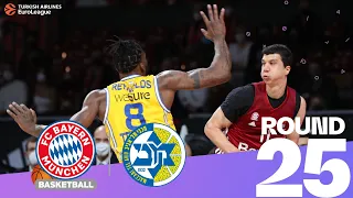 Tough defense lifts Bayern past Maccabi! | Round 25, Highlights | Turkish Airlines EuroLeague