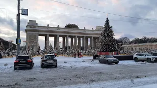 Новогодняя Москва 2022. Путешествие в Рождество. Парк Горького