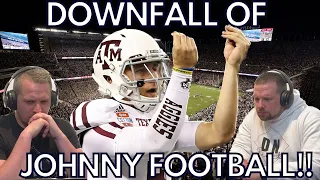 British Guys Watch The SHOCKING Reasons Why Johnny Manziel FAILED in the NFL! (REACTION)