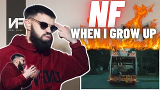 TeddyGrey Reacts to “NF - WHEN I GROW UP” | UK 🇬🇧 REACTION