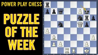 Chess puzzle of the week - White to play | Cheparinov vs Rapport | World Rapid Championship 2023