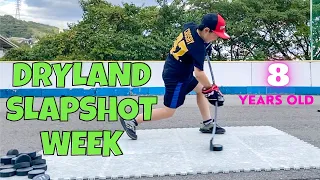 Slap Shot Dryland Practice & Drills - How To Improve Shooting Speed & Accuracy