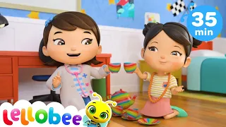 3 CUTE Little Kittens | Kids Songs | Lellobee | ABCs and 123s